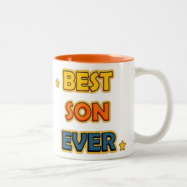 Best Son ever Two-Tone Coffee Mug (Right)