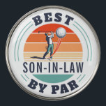 Best Son in Law By Par Retro Custom Birthday Golf Ball Marker<br><div class="desc">Retro Best Son-in-Law By Par design you can customize for the recipient of this cute golf theme design. Perfect gift for Father's Day or grandfather's birthday. The text "Son-in-Law" can be customized with any son moniker by clicking the "Personalize" button above. Can also double as a company swag if you...</div>