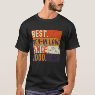 Best Son-In-Law Since 2000 Family Son Birthday Ret T-Shirt