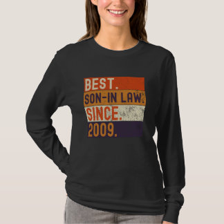 Best Son-In-Law Since 2009 Family Son Birthday Ret T-Shirt