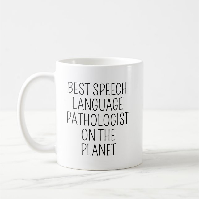 Best Speech Language Pathologist/Speech Therapist  Coffee Mug (Left)
