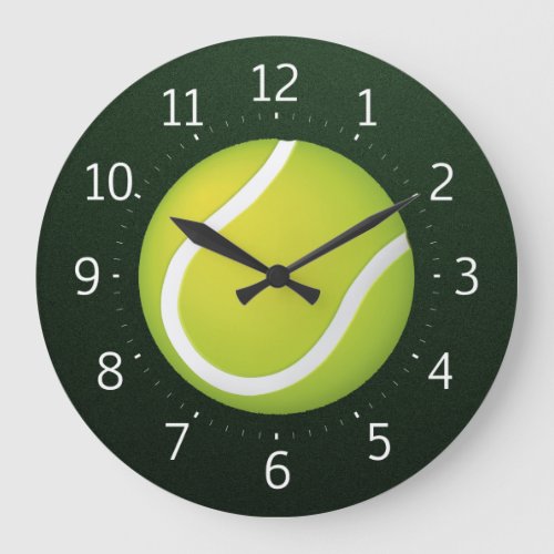 Best Sport  Time For Tennis Large Clock