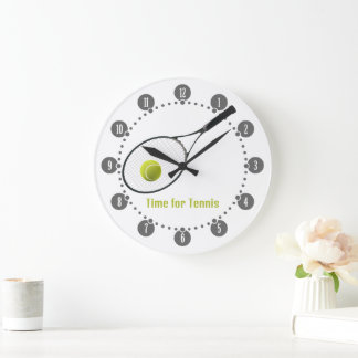 Best Sport | Time For Tennis Large Clock