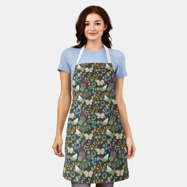 Best Spring Pattern Apron (Worn)