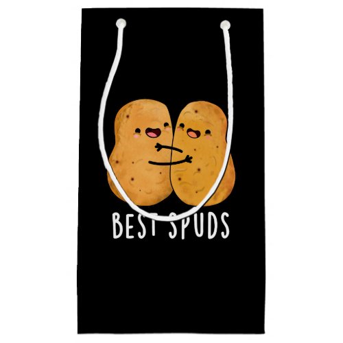 Best Spuds Funny Best Buddies Potato Pun Dark BG Small Gift Bag