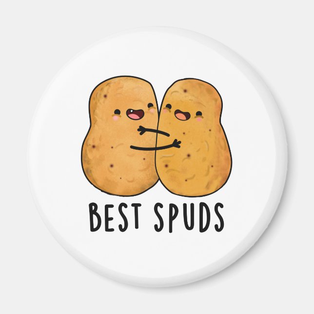Best Spuds Funny Best Buddies Potato Pun  Magnet (Front)