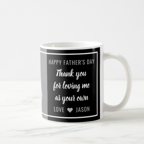 Best Step Dad Happy Fathers Day Photo Coffee Mug