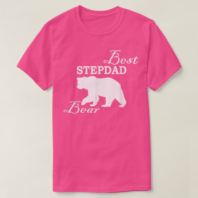 Best Stepdad Bear  T-Shirt (Design Front)