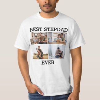 Best Stepdad Ever Father Daddy Photo Collage