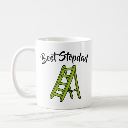 Best Stepdad funny pun cartoon Fathers Day Coffee Mug