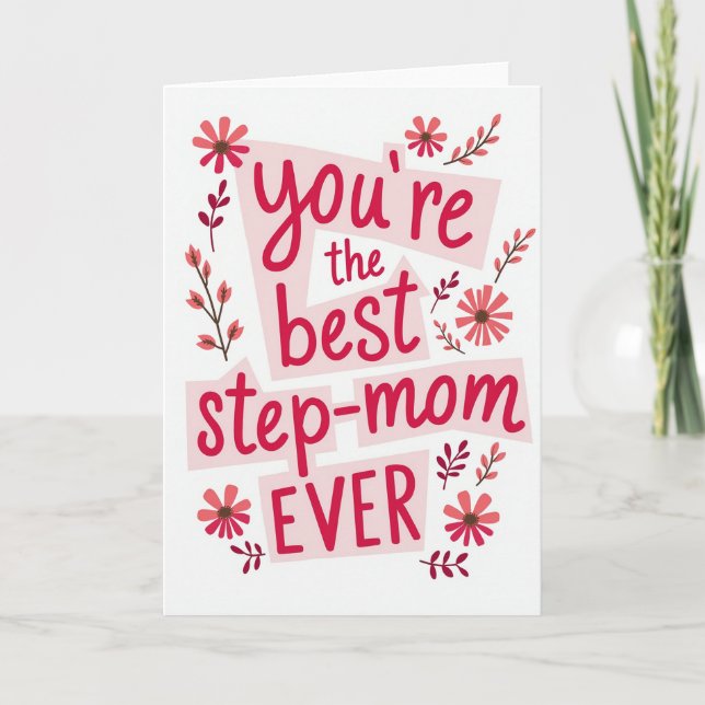 Best Stepmom Ever Card (Front)