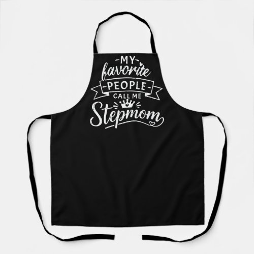 Best Stepmom Gift From Cute Blended Family Apron