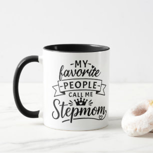 Best Stepmom Gift From Cute Blended Family Mug