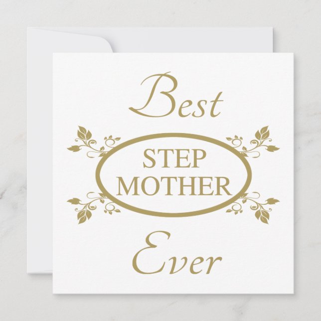Best Stepmother Ever Invitation (Front)