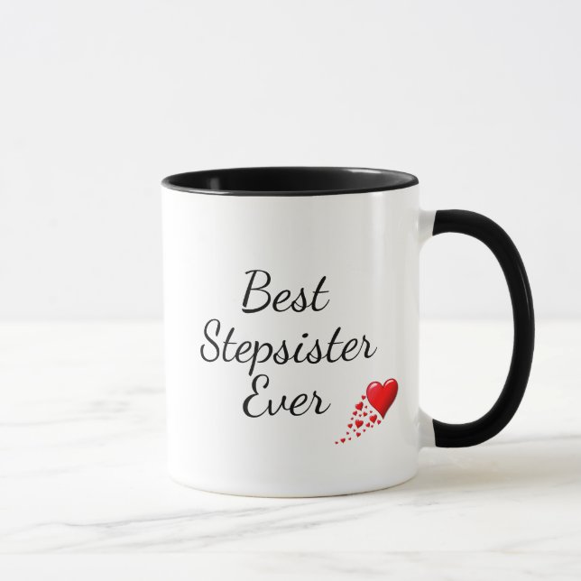 BEST STEPSISTER EVER Personalized Proverbs 31 Mug (Right)