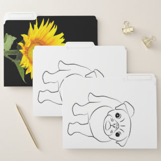 Best Sunflower Design Summer File Folder