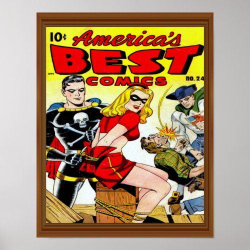 Best Superhero Comic America Issue 24 Poster