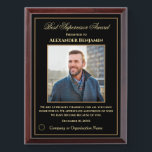 Best Supervisor Award Photo Logo Gold Personalize<br><div class="desc">Best Supervisor Award Photo Logo Gold Personalize Awards Plague for your supervisor,  manager or boss at your company. Replace with your information or words,  logo or symbol and photograph.  Great to use for those Award ceremonies or just to thank someone for their service.</div>