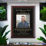Best Supervisor Award Photo Logo Gold Personalize<br><div class="desc">Best Supervisor Award Photo Logo Gold Personalize Awards Plague for your supervisor,  manager or boss at your company. Replace with your information or words,  logo or symbol and photograph.  Great to use for those Award ceremonies or just to thank someone for their service.</div>