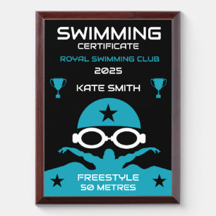 Best Swimming Award Plaque