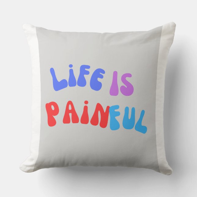 Best T-Shirt for Men Throw Pillow (Front)