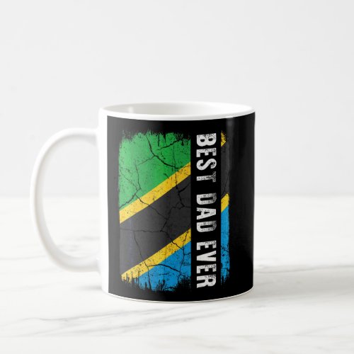 Best Tanzanian Dad Ever Tanzania Flag Daddy Father Coffee Mug