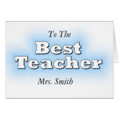Best Teacher (Front Horizontal)