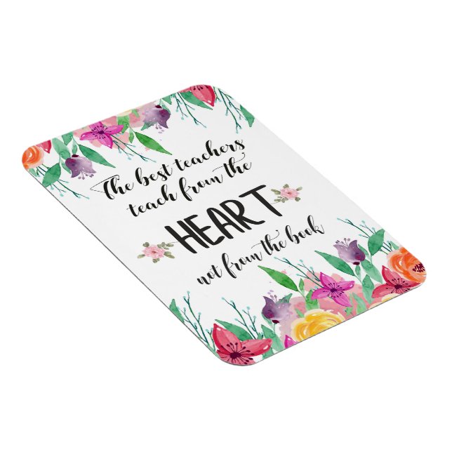Best teacher Appreciation quote Thank you gift Magnet (Right Side)