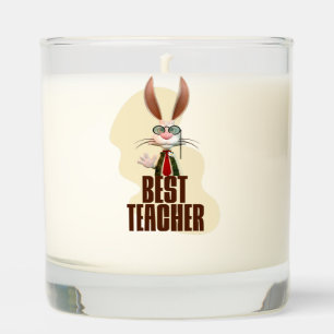 Best Teacher Bunny Rabbit Classroom Humor Scented Candle