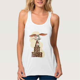 Best Teacher Bunny Rabbit Classroom Humor Tank Top