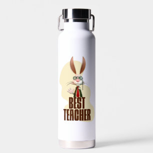 Best Teacher Bunny Rabbit Classroom Humor Water Bottle