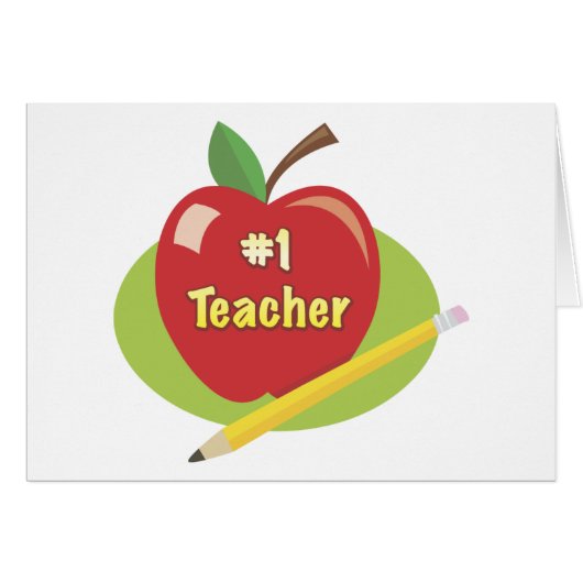 Best Teacher Cards (Front Horizontal)