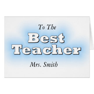 Best Teacher Cards