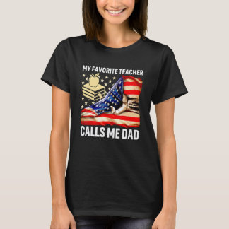 Best Teacher Dad Ever My Favorite Teacher Calls Me T-Shirt