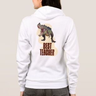 Best Teacher Dinosaur Classroom Humor Hoodie