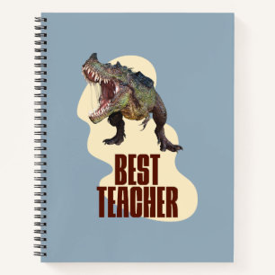 Best Teacher Dinosaur Classroom Humor Notebook