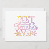 Best Teacher Ever (Back)