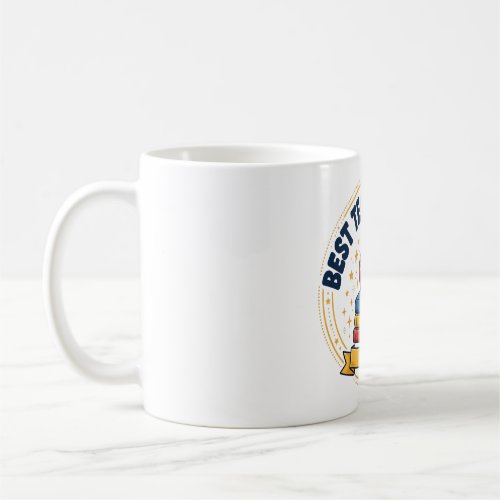 Best Teacher Ever Apple Retro Coffee Mug