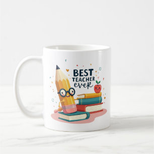 Best Teacher Ever Appreciation Gift Coffee Mug