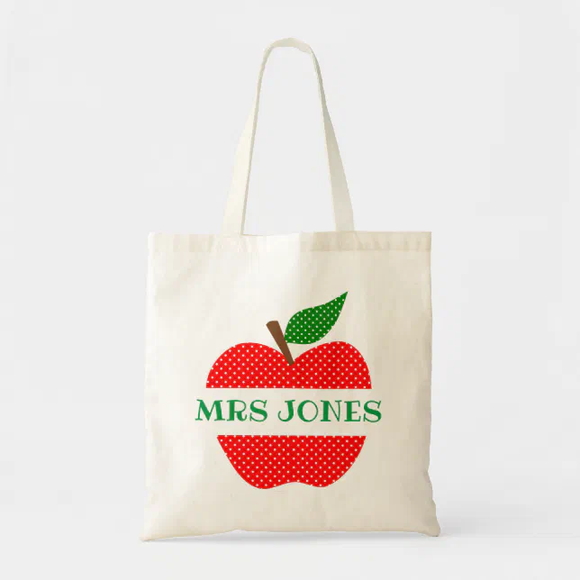 best teacher ever bag hashtag apple teacher | Zazzle