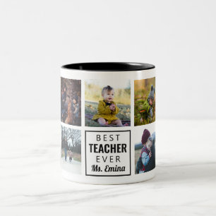 Best Teacher Ever Custom Photo Mug
