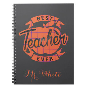 Best teacher ever Customized Photo Notebook 