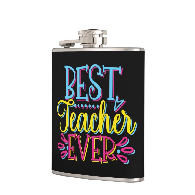 Best Teacher Ever Flask (Left)