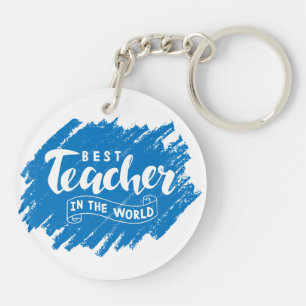 Best Teacher Ever Gift Acrylic Keychain