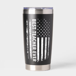 Best Teacher Ever Gift Funny Appreciation Teacher Insulated Tumbler