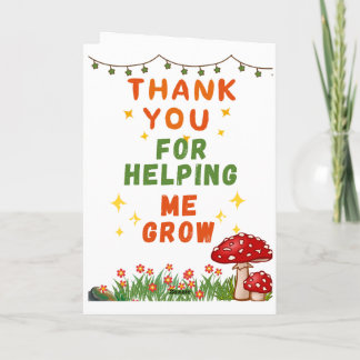 Best Teacher Ever Greeting Card Thank You Teacher 