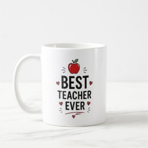 Best Teacher Ever Personalized Coffee Mug