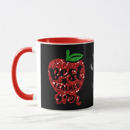 Best Teacher Ever Personalized Tea Coffee Mug