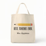 Best Teacher Ever | Personalized Tote Bag Gift Best Teacher Ever | Personalized Tote Bag Gift