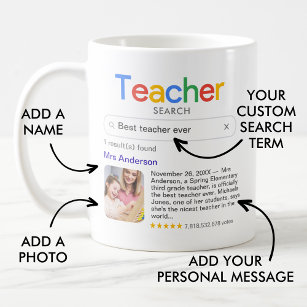Best Teacher Ever Search Results Photo & Message Coffee Mug